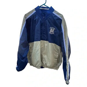 Vintage Starter Notre Dame XL Reversible Quarter Zip‎ Nylon Pullover Game Day